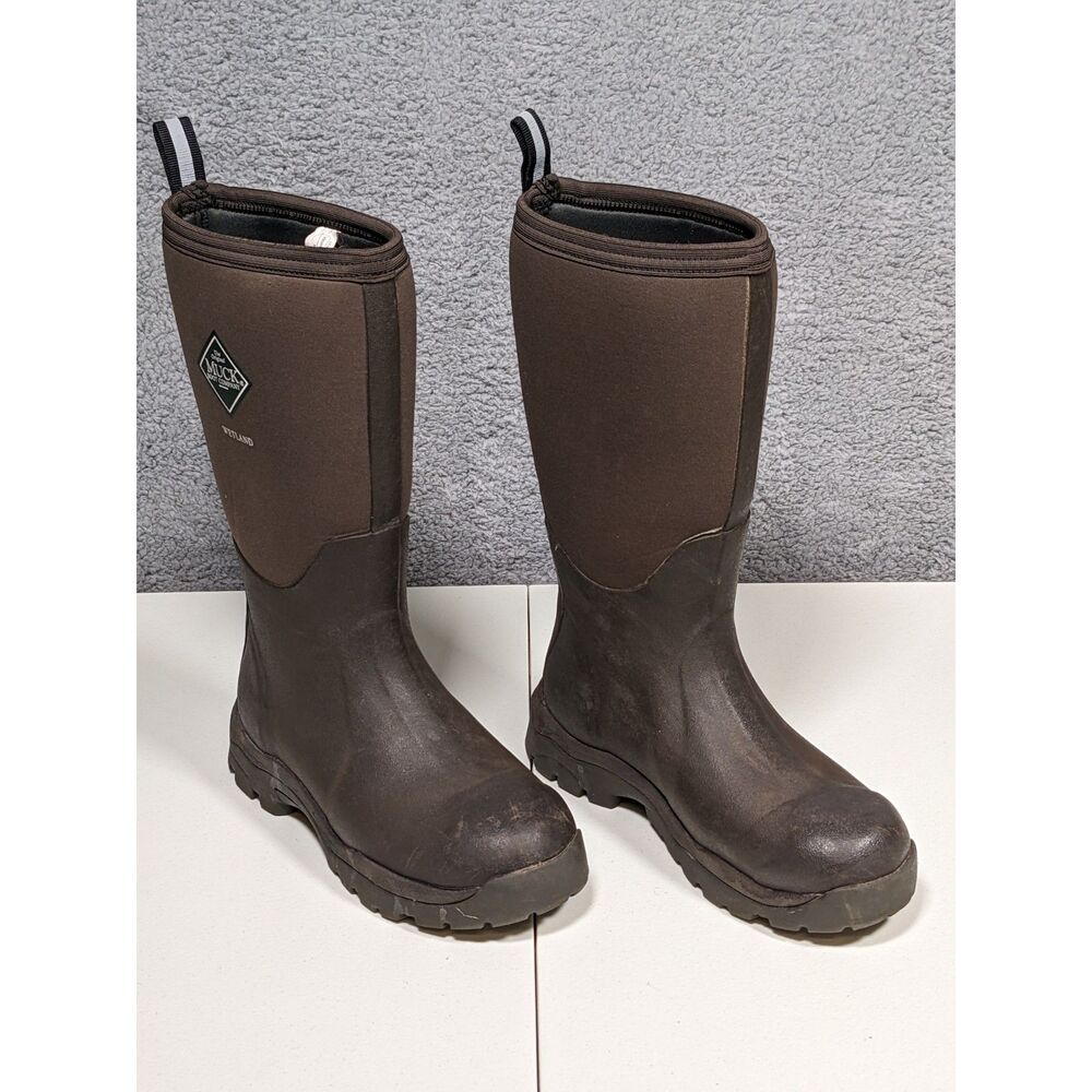 Muck The Original Boot Company Women's Wetland Field Leather Boots Size US 6